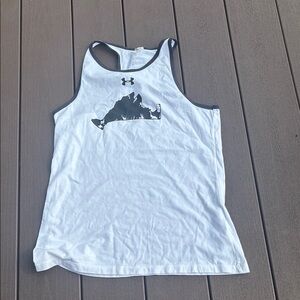 HOST PICK!!  Under Armour White Tank Top with Vineyard